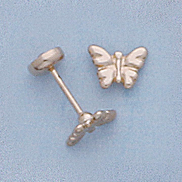 Small Butterfly Post Earrings