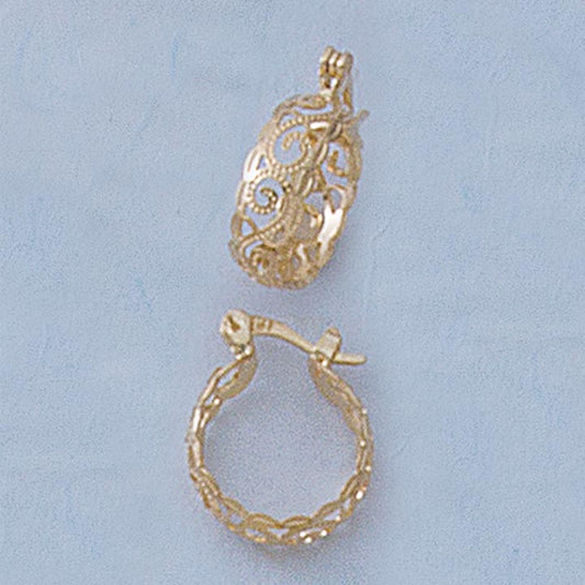 Filigree 15mm Earrings