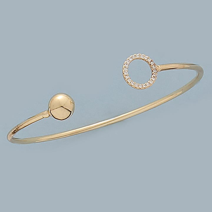 Eternity Circle CZ Bangle