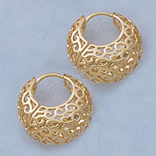 20mm Filigree Earrings