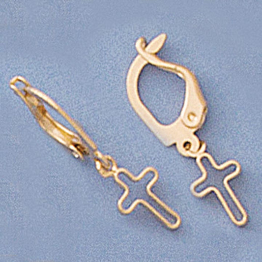 Cross Dangling Earrings