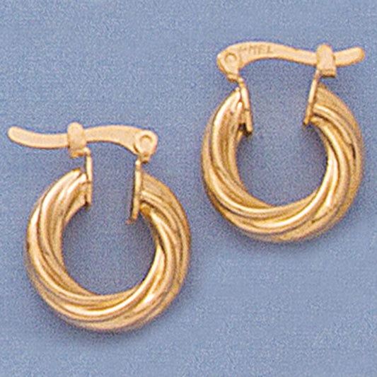 15mm Twist Earrings