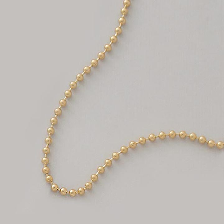 2mm Round Bead Necklace