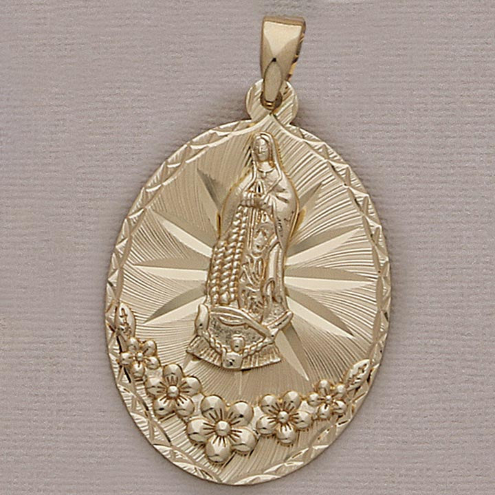 50mm Large Oval Religious Pendant