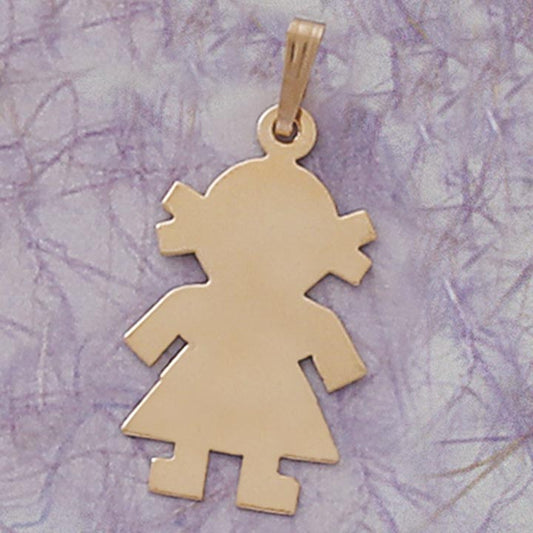 Girl 24mm Charm Pendant