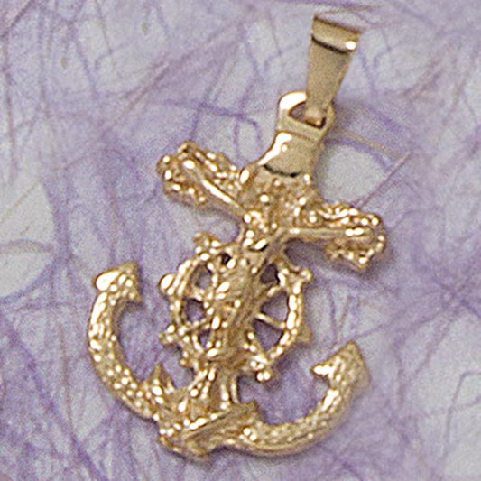 20mm Crucifix Anchor Pendant