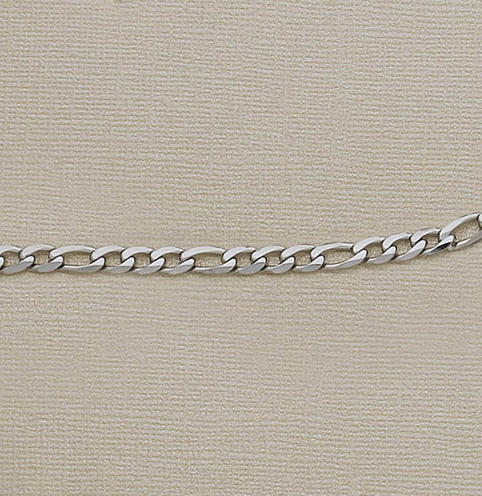 6mm SS Figaro 18" Necklace