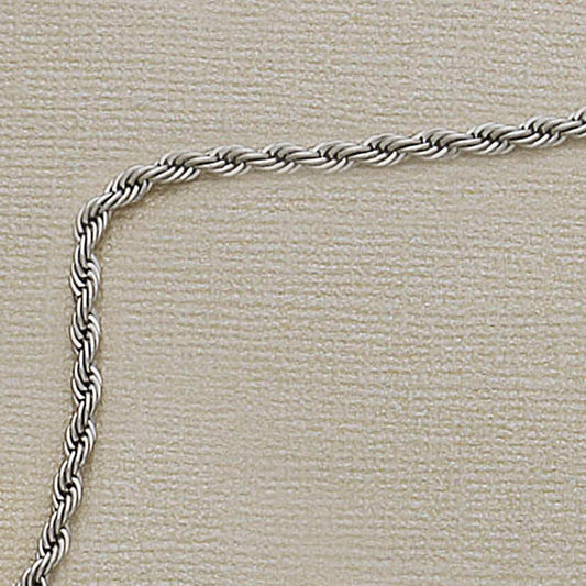 SS 3mm Rope Necklace