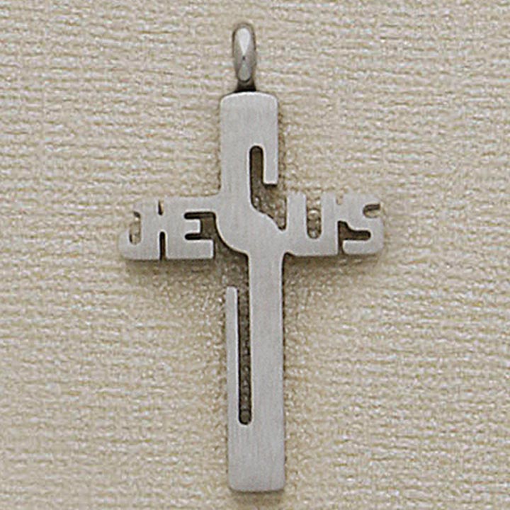 33mm SS Jesus Cross Pendant