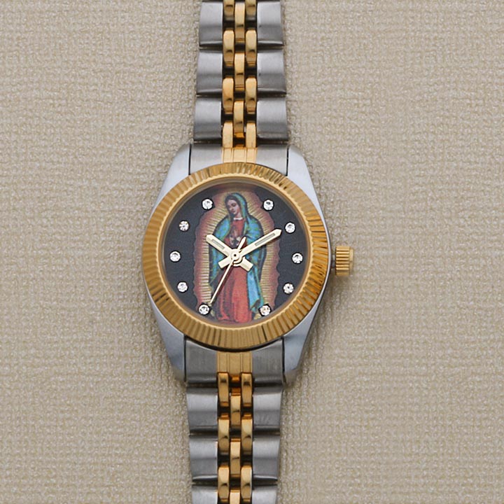 Women's Two-Tone Religious Watch