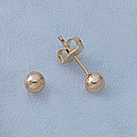 Small 4mm Ball Post Earrings